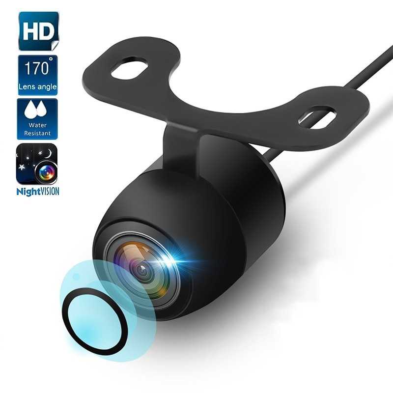 Camera Hậu Ô Tô Nhìn Ban Đêm Mới HD 170° Camera Lùi Xe CCD LED Góc Rộng Chống Nước Thông Dụng