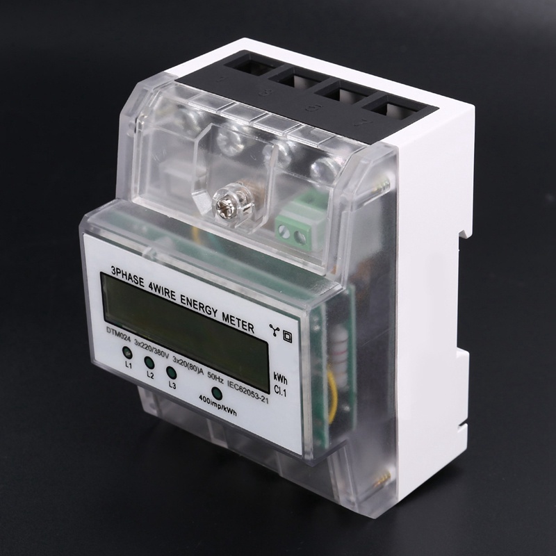 Đồng Hồ Đo Năng Lượng Kỹ Thuật Số 3 Pha 4 Dây 220 / 380V 20-80A