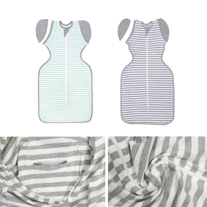 Túi ngủ ấm áp hoạ tiết kẻ sọc cho bé