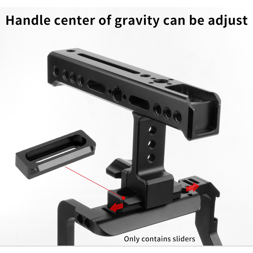 Thanh Trượt Nối Dài Chống Tắt Nhanh Cho Khung Máy Ảnh DSLR 48mm 63mm XT-XINTE