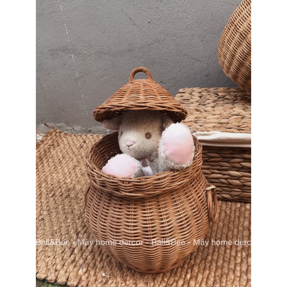 Tổng hợp Các Mẫu Giỏ Mây Xinh Xắn Để Bàn Đựng Đồ Rất Tiện Dụng Hoặc Để Trang Trí Phòng Bé, chụp Ảnh - Ảnh Do Shop Chụp