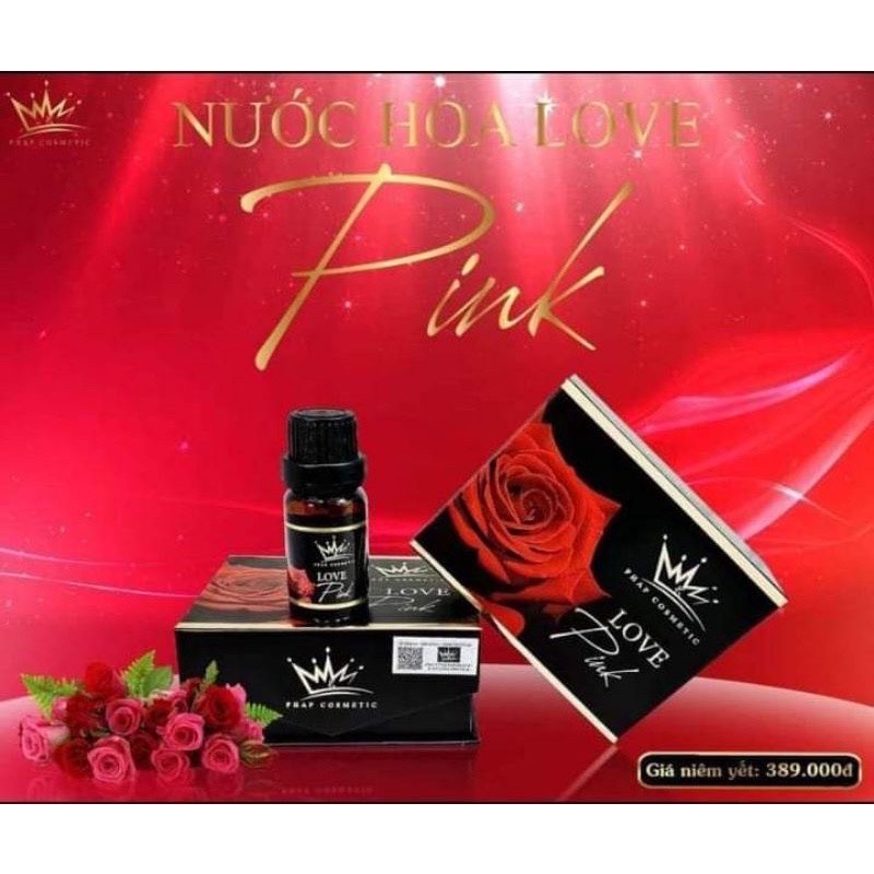 Nước Hoa Vùng Kín Pink Love 10ml Thơm Sạch Hồng Cô Bé -Hàng Chính Hãng