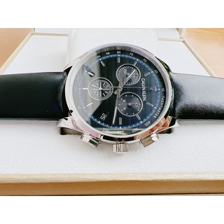 Đồng hồ nam dây da Calvin Klein Completion Chronograph Quartz KAM271C1
