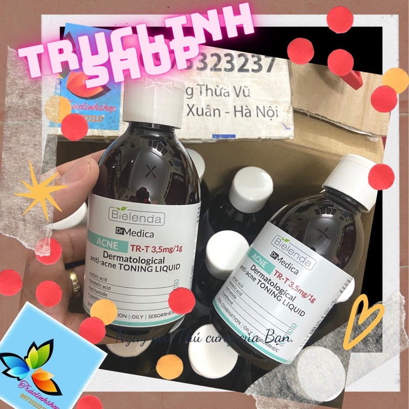 Toner Bielenda Dr Medica_Hỗ trợ mờ thâm sẹo mụn_Dưỡng da trắng sáng cực tốt 3,5mg