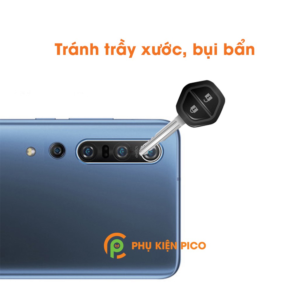 Vòng bảo vệ Xiaomi Mi 10 Pro - Ốp viền camera Xiaomi Mi 10 Pro kim loại màu xanh