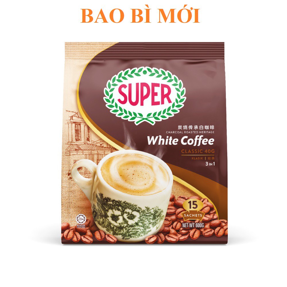 Cà phê trắng Super White Coffee 3 in 1 - Classic