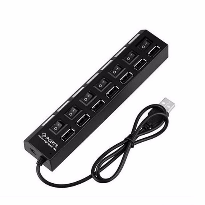 Bộ Chia Usb 7 Cổng Có Công Tắc