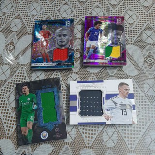 Thẻ Mảnh Áo Panini,Topps cầu thủ bóng đá