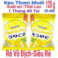 [HCM]Kẹo Chanh, Mây,Thơm Muối Thái Lan 120g Bổ Sung Vitamin C Hàng Mới Chất Lượng