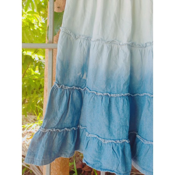 CHÂN VÁY XÔ NHẬT OMBRE 2HAND