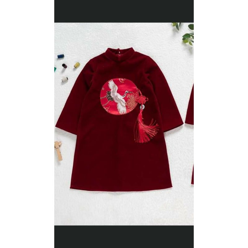 Áo dài Nhung bé trai