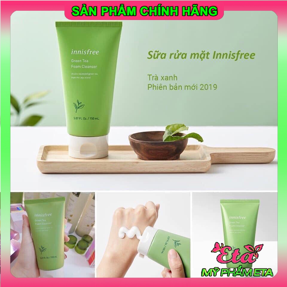 Sữa rửa mặt Innisfree Green Tea \\ Apple Seed \\ Jeju Volcanic \\ Bija Trouble \\ Sea Salt \\ White Pore Srm