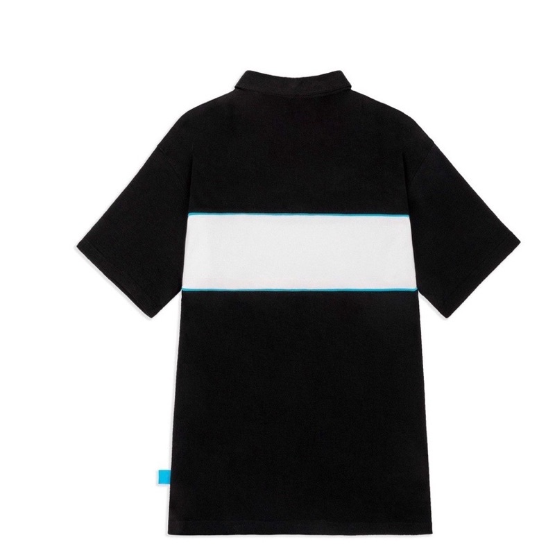 LEVENTS® STRIPLE POLO/ BLACK