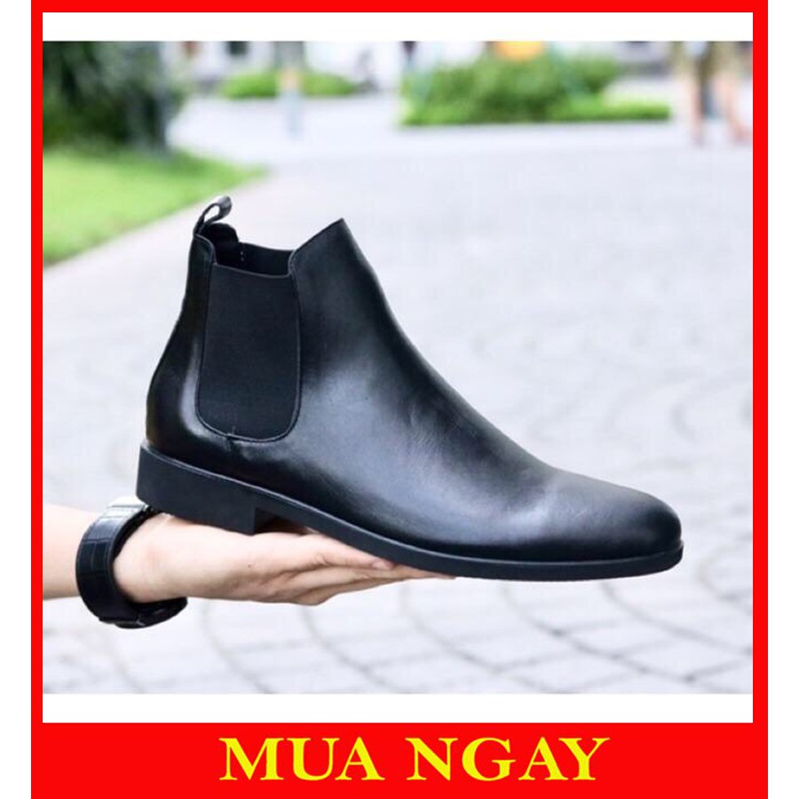 Giày Boot Nam Tăng Chiều Cao Cao Cấp BT28