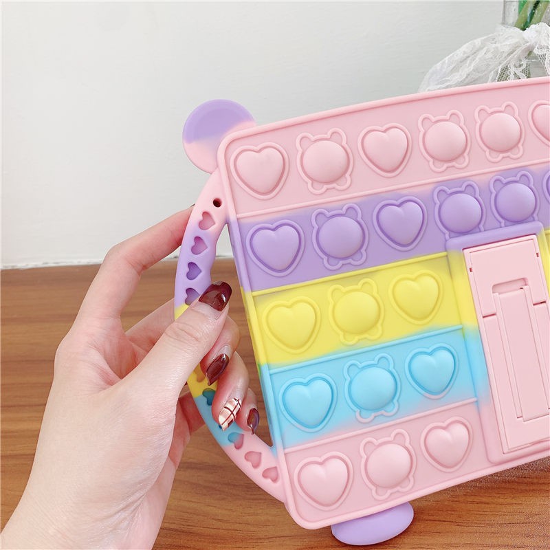 Ốp máy tính bảng silicon mềm họa tiết hoạt hình cho Samsung Galaxy Tab A 8 A7 S6 Lite 10.1 2019 2020