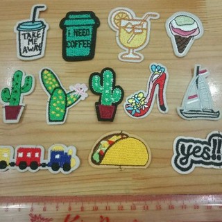 Sticker may vá,trang trí quần áo túi xách, đồ handmade.