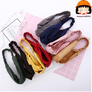 Băng Đô Turban Trơn Chất Liệu Nhung Dạ Cực Dễ Phối Đồ Ai Đeo Cũng Hợp !