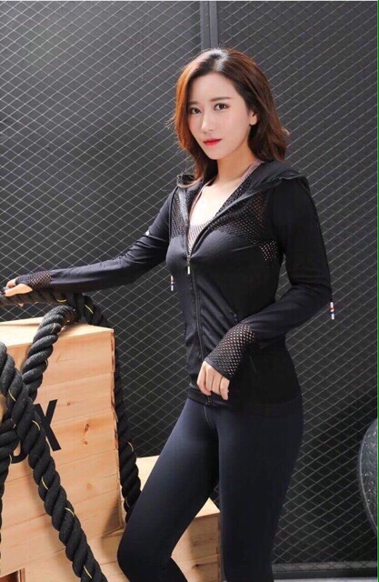 Áo khoác thể thao lưới nữ [HÀNG NHẬP KHẨU]