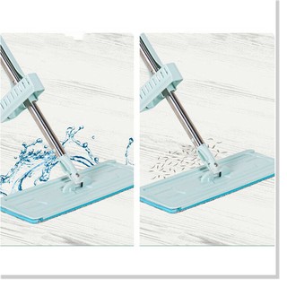Cây chổi lau nhà tự vắt thông minh xoay 360 - (Tặng 1 bông lau nhà)