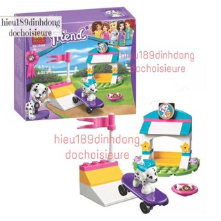 Lắp ráp xếp hình chó đốm của mia  bela 10600