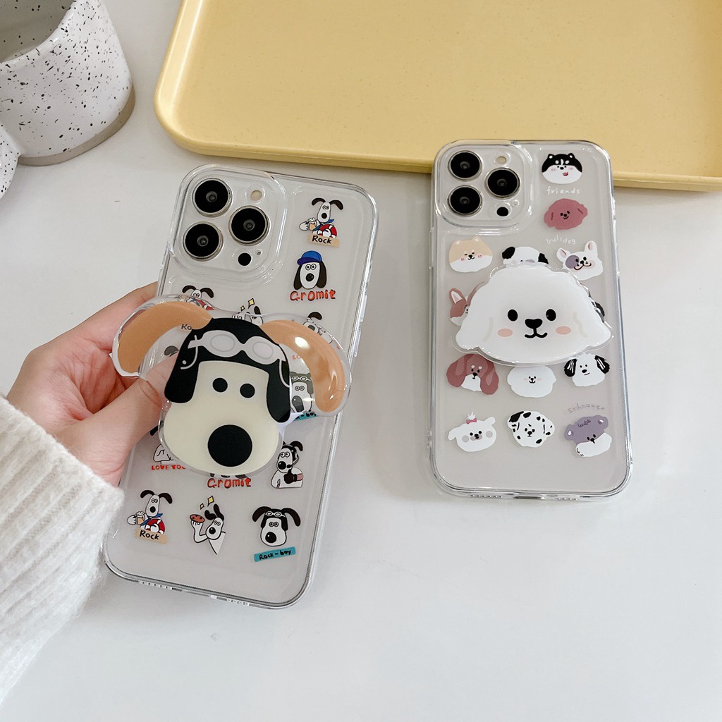 Ốp Điện Thoại TPU Họa Tiết Hoạt Hình Dễ Thương Chống Trầy Chống Rơi Cho iPhone 11 14 13 12 Pro Max XR 7 8 Plus