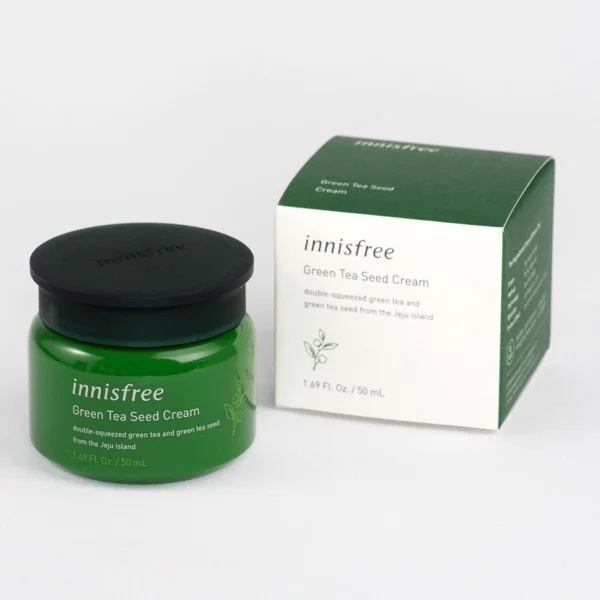 KEM DƯỠNG ẨM TRẮNG DA CHIẾT XUẤT TỪ MẦM TRÀ XANH Innisfree Green Tea Seed C 50G