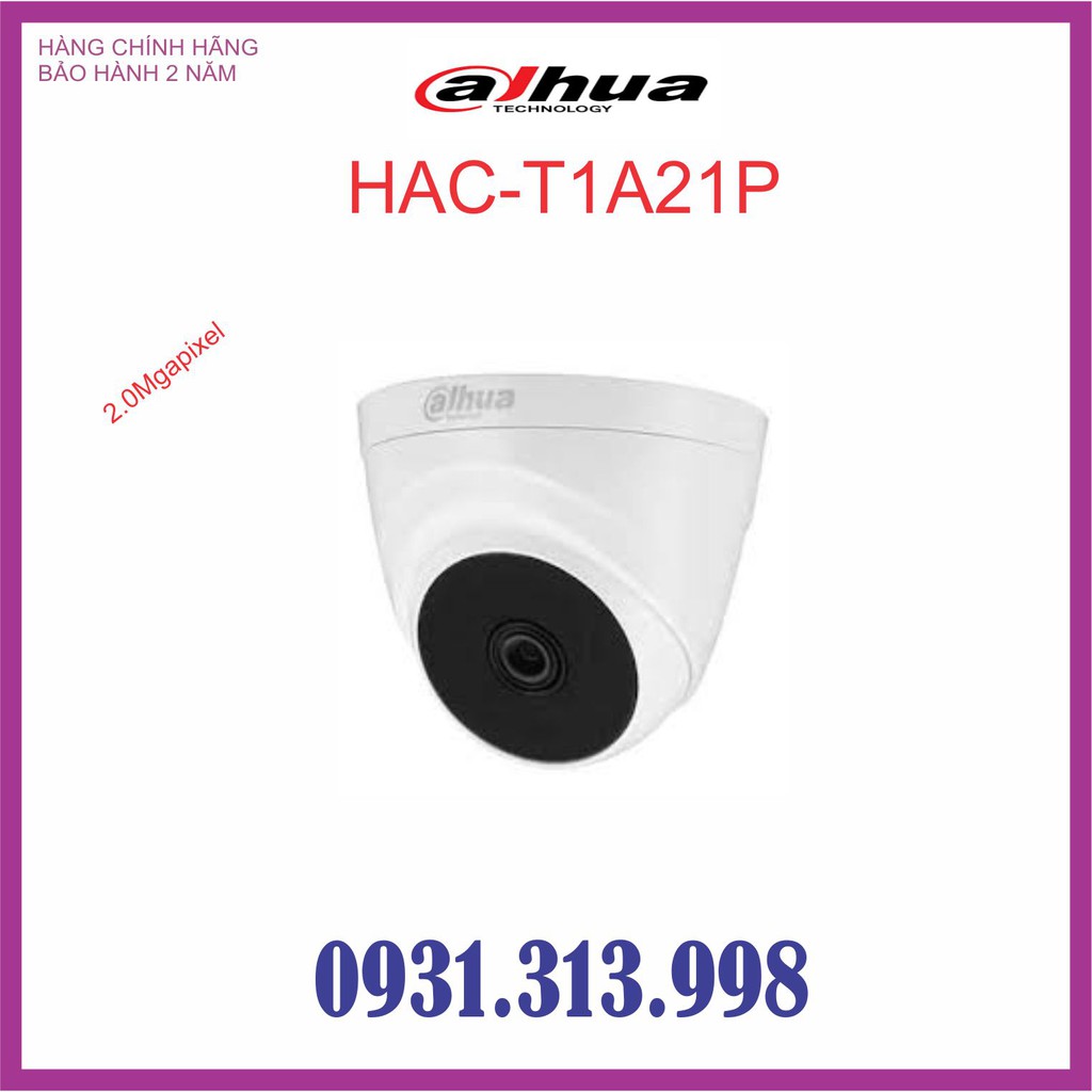 Camera 2.0 Megapixe Dahua HAC-T1A21P