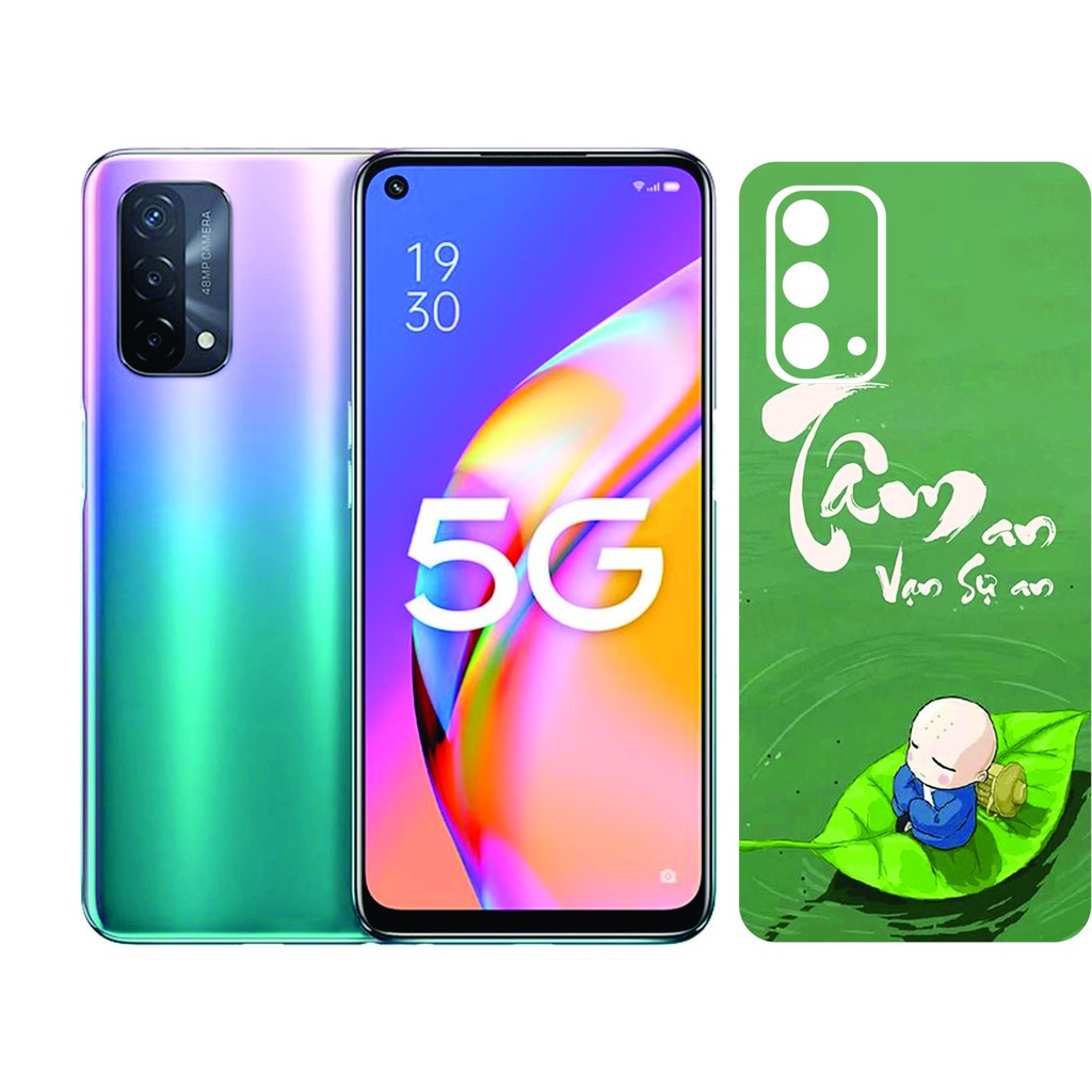 Miếng dán Skin 3D in hình theo yêu cầu oppo A93 5G