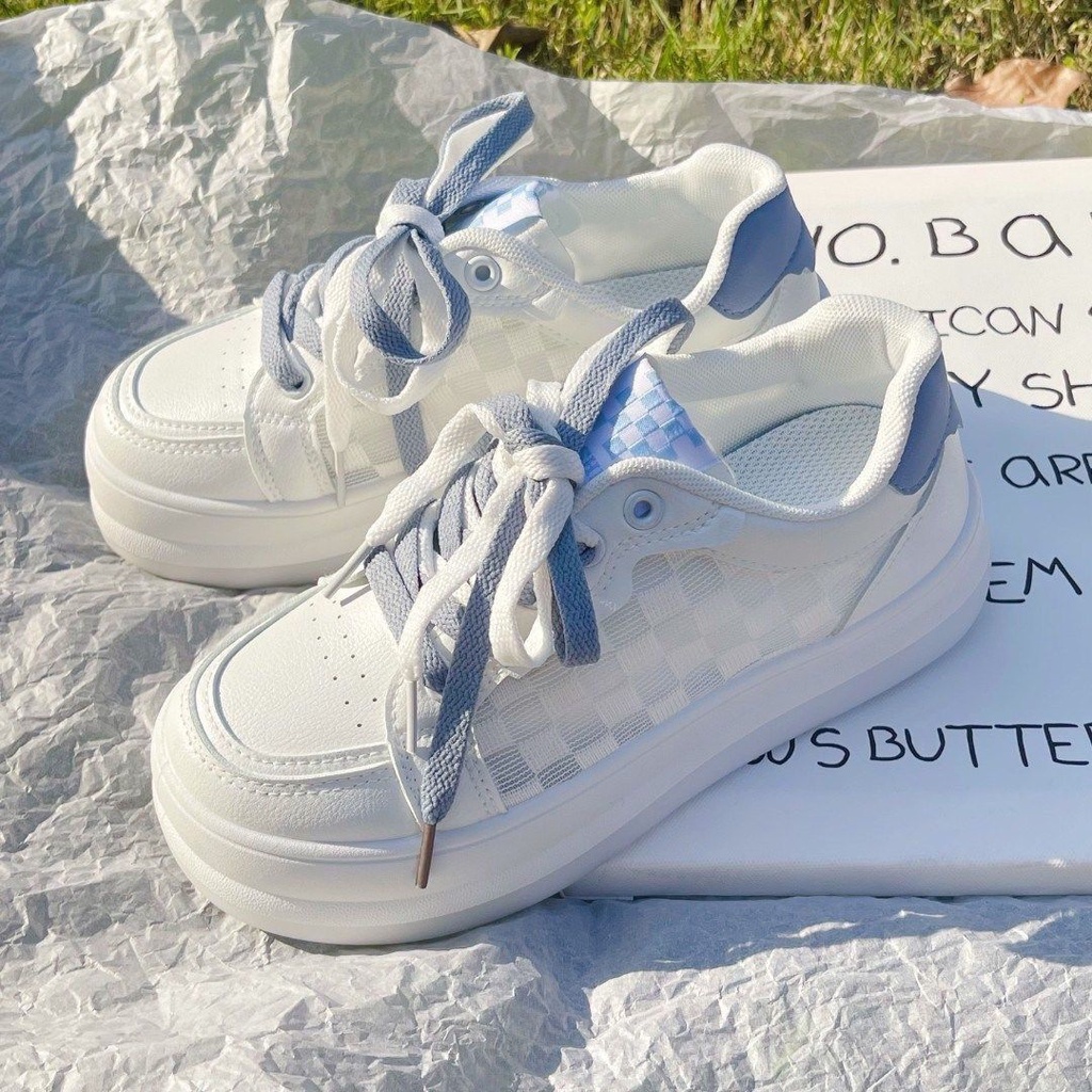 Giày Thể Thao Nữ Thoáng Hơi Thời Trang Phong Cách Retro