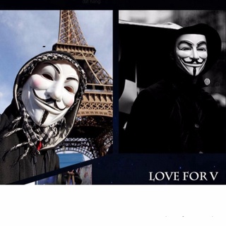 Mặt nạ Hacker mặt nạ Anonymous hàng dẹp loại 1