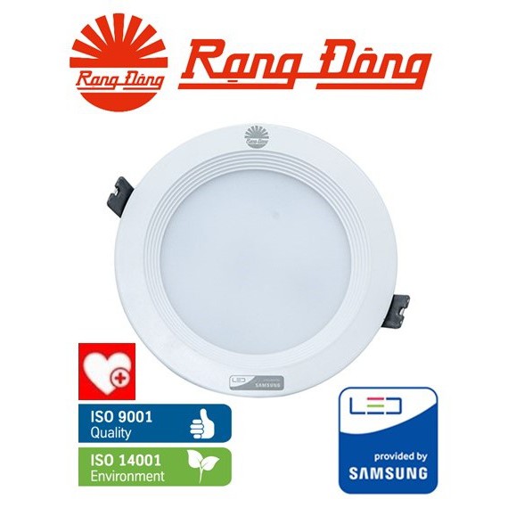 💥Chính Hãng💥 [CHÍNH HÃNG] Đèn LED âm trần 12W 110mm downlight, vỏ nhôm đúc, Rạng Đông D AT 04L 💥Hàng Công ty💥