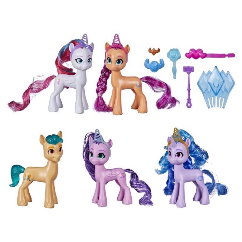 Hộp 5 ngựa pony &amp; 10 phụ kiện My Little Pony 2022