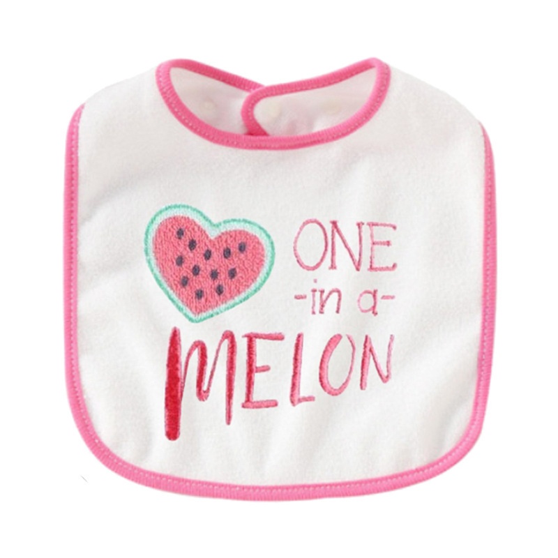 Khăn Yếm Vải Cotton Mềm Thấm Hút Nước Dành Cho Em Bé