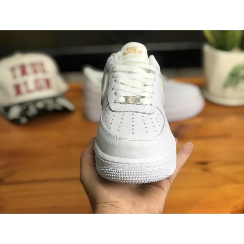 Giày AF1 Trắng Vạch Vàng Cao Cấp (Full Box+Free Ship)