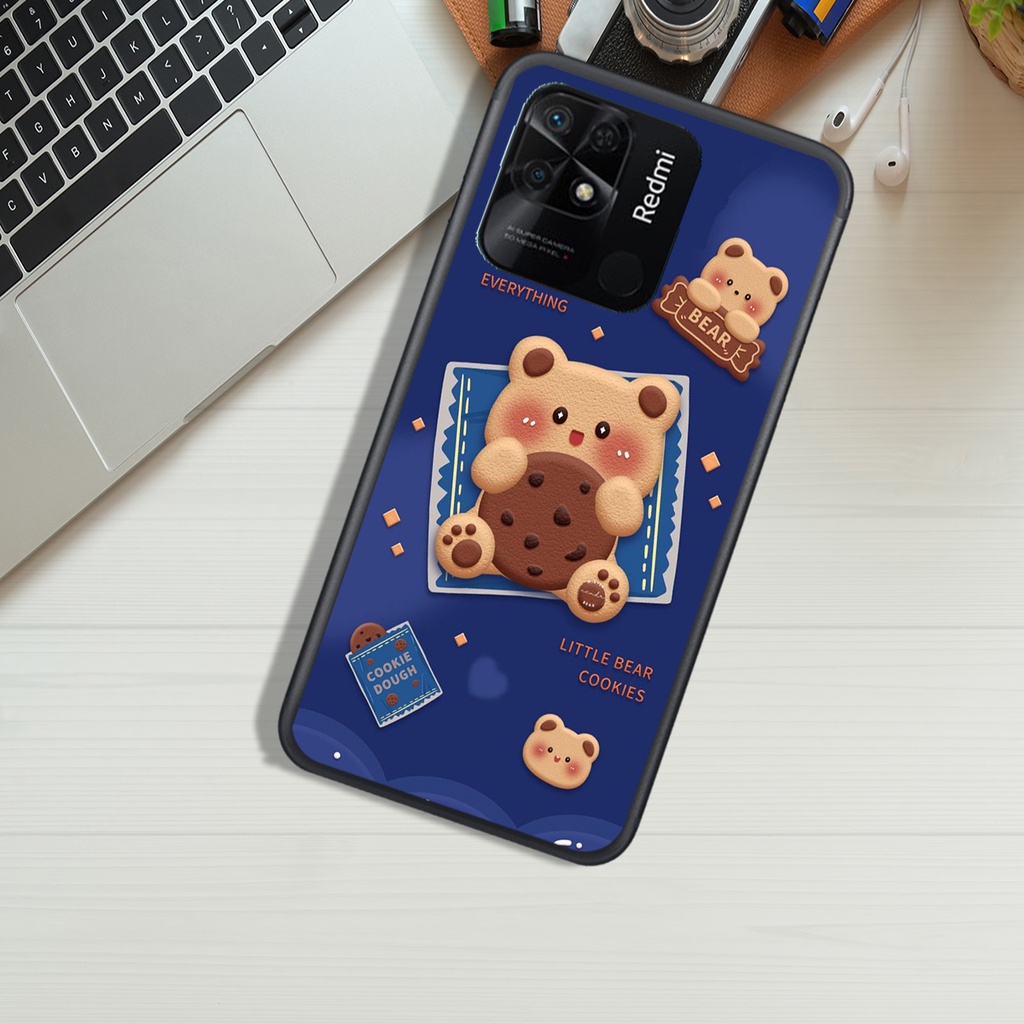 ỐP LƯNG REDMI 10A, IN HÌNH GẤU CHOCOLATE.