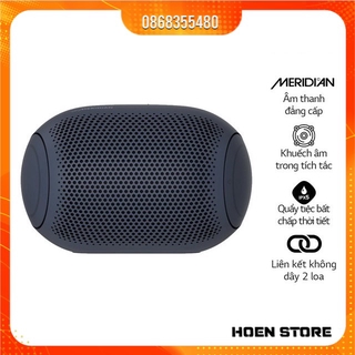 Loa Bluetooth Di Động LG Xboomgo PL2 - Hàng Chính Hãng - Màu Xanh Đen - Kết nối cùng lúc 2 loa với 1 điện thoại