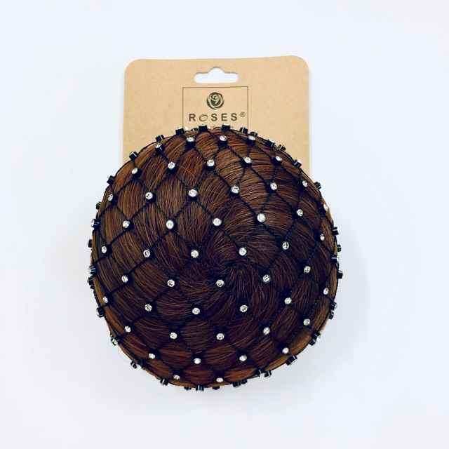 Lưới búi tóc đính đá ROSES Hair Accessories