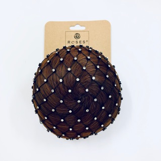 Lưới búi tóc đính đá ROSES Hair Accessories