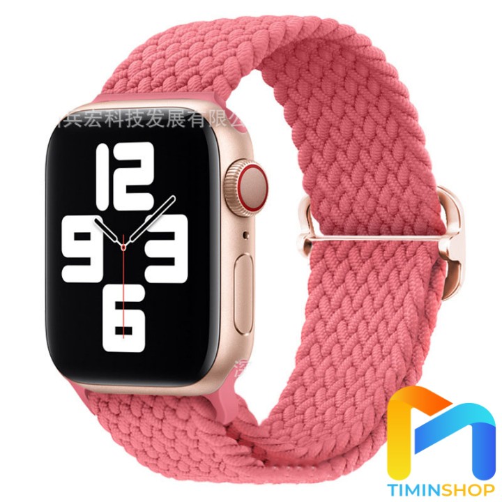 Dây Apple Watch series 7/ 6/ 5/ 4/ 3/ SE - Dệt bằng Nylon, khóa trượt