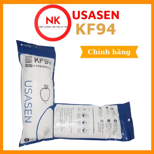 Khẩu trang KF94, khẩu trang y tế 4 lớp, khẩu trang kháng khuẩn chống bụi mịn usasen