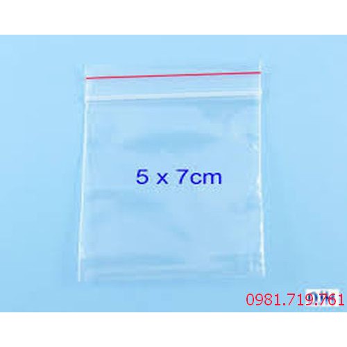Tập 100 túi Zip size nhỏ