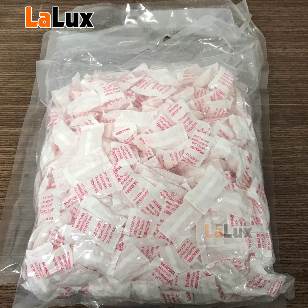 (500GR) Túi Chống Ẩm Mốc SILICA GEL - Túi Hút Ẩm Quần Áo, Giày Dép, Chống Ẩm Mốc Thực Phầm LALUX