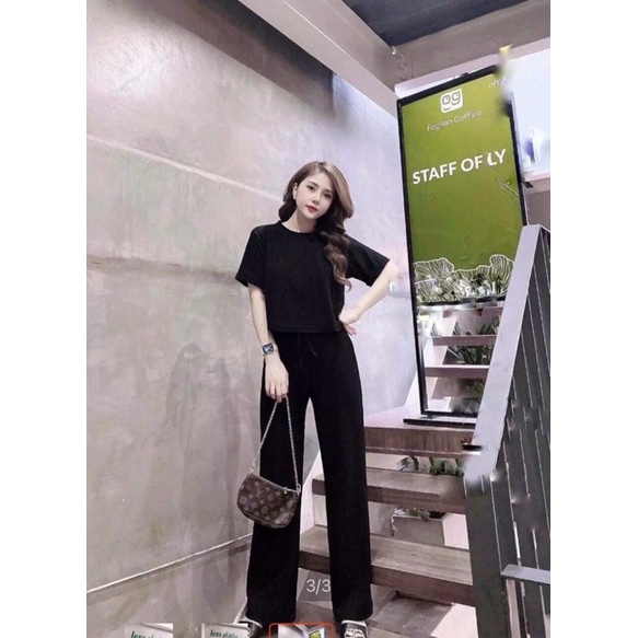 Set bộ thun borip siêu mềm mịn co giãn thoáng mát cao cấp mặc ở nhà, mặc đi chơi