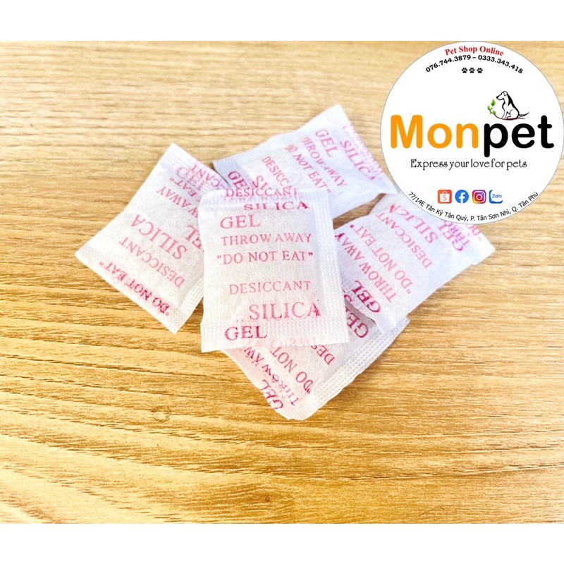 Gói hút ẩm - túi hút ẩm Silica Gel gói 2g