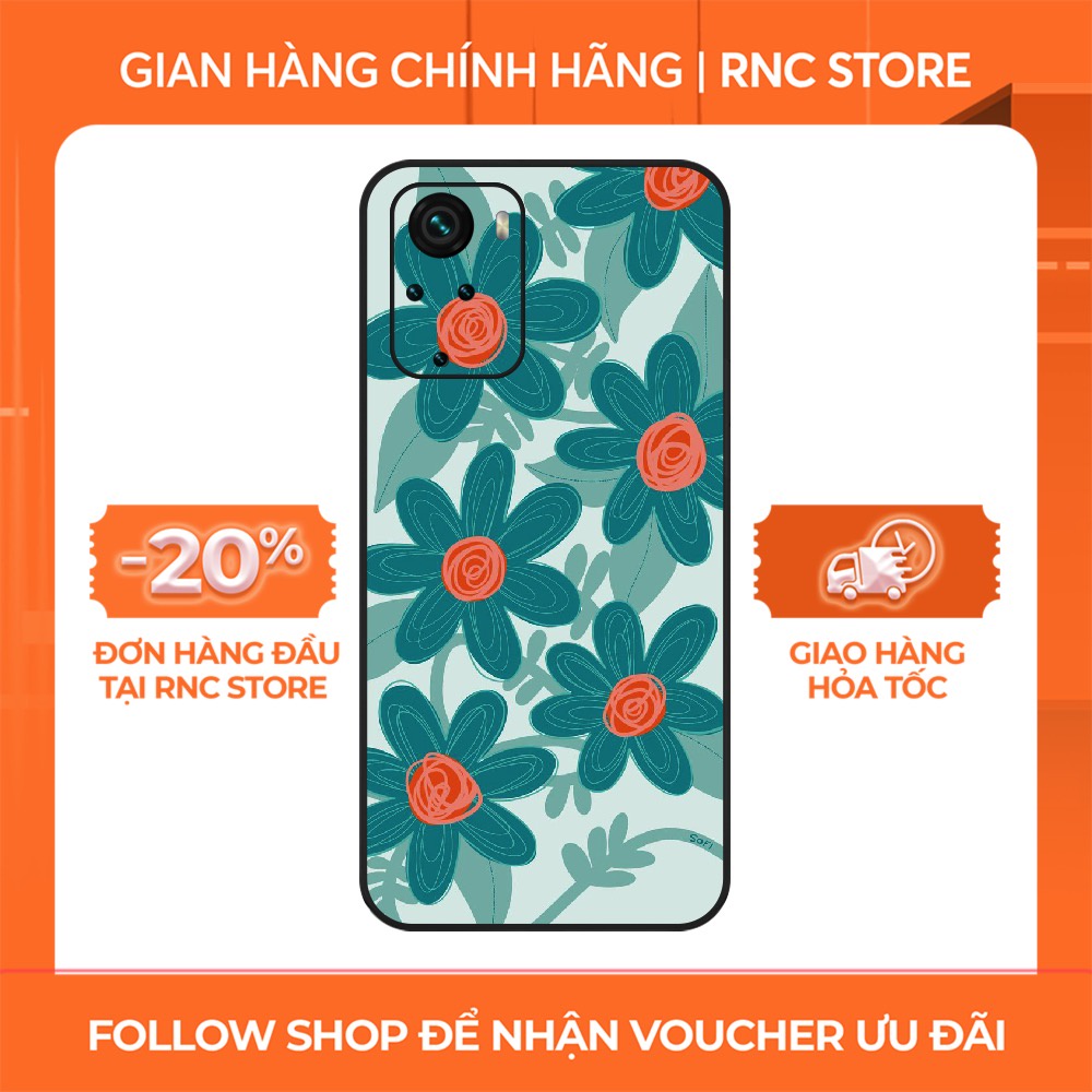 Ốp lưng Xiaomi Redmi 10/Redmi 9T/Poco X3/....dẻo cạnh vuông bảo vệ camera hình Hoa lá BST2