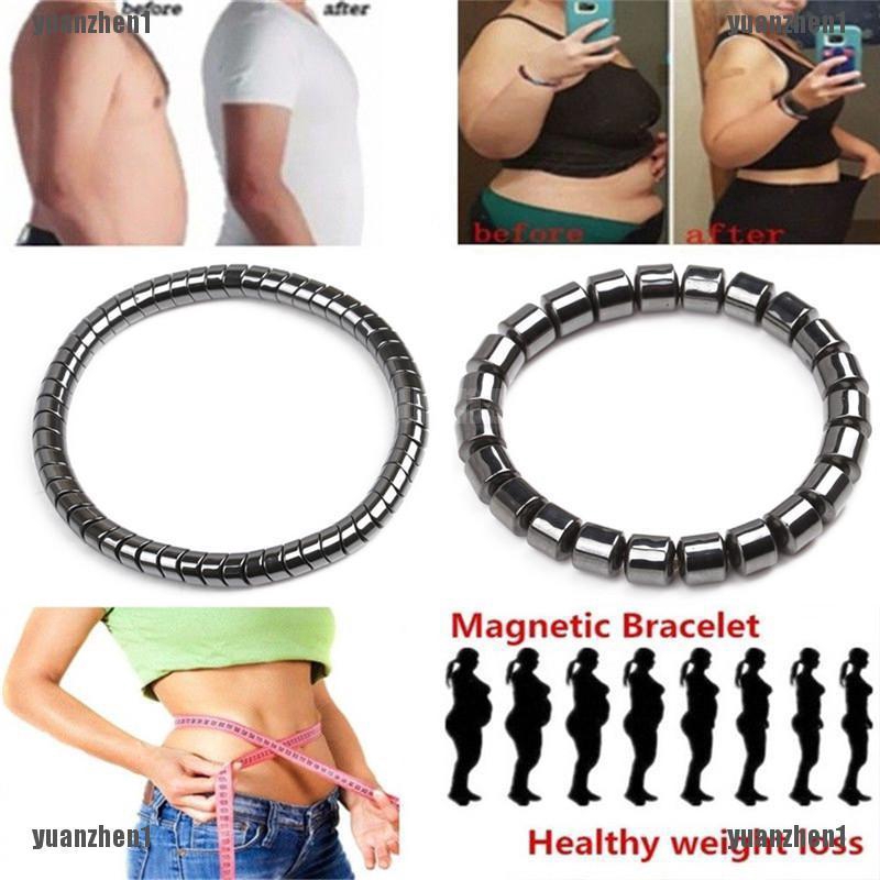 Vòng Đeo Tay Đá Hematite Từ Tính Giúp Giảm Cân Hiệu Quả