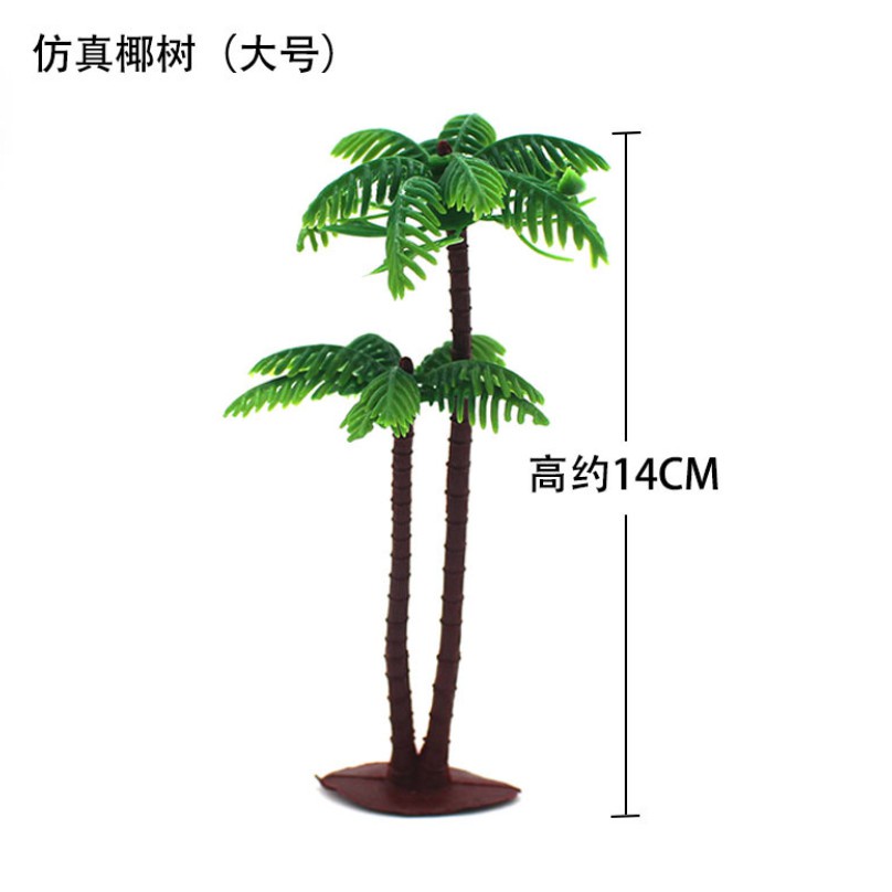 Cây dừa nhân tạo trang trí bánh sinh nhật cho trẻ em