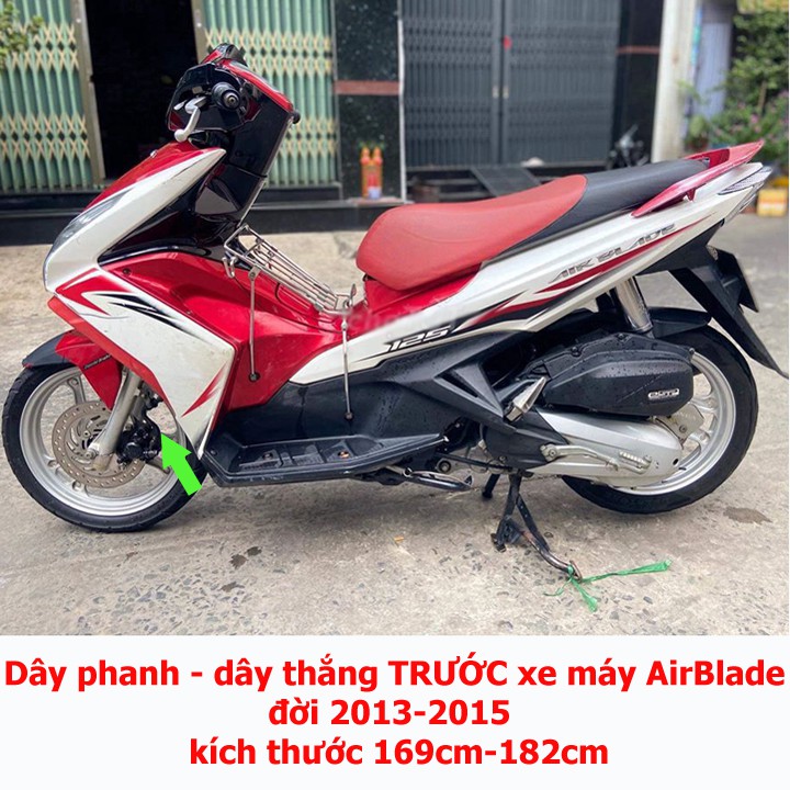 Dây phanh - dây thắng TRƯỚC xe máy AirBlade 2013-2015 (169cm-182cm) - A1247