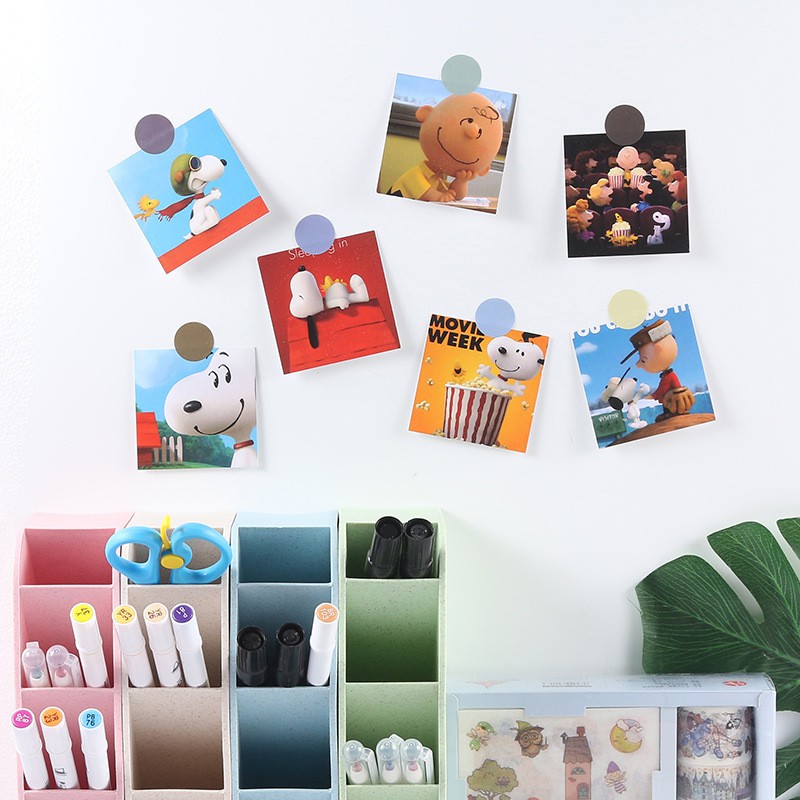 Set 10 postcard hoạt hình Snoopy và cô gái dễ thương trang trí