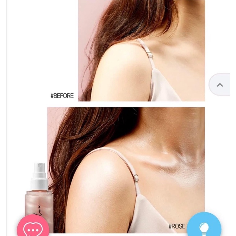 Xịt khoá makeup nhũ bắt sáng Yadah My Stive Glow